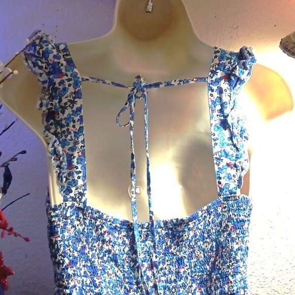 Womens Maxi Tiered  Sundress by Nanyuaya Size Small - Picture 3 of 3